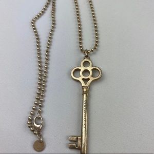 Sterling Silver Tiffany & co Key necklace.